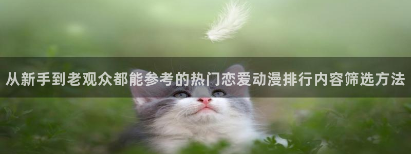 韩国动漫:从新手到老观众都能参考的热门恋爱动漫排行内容筛选方法